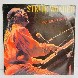Stevie Wonder Love Light In Flight 12" Single Vinyl Record UK Version